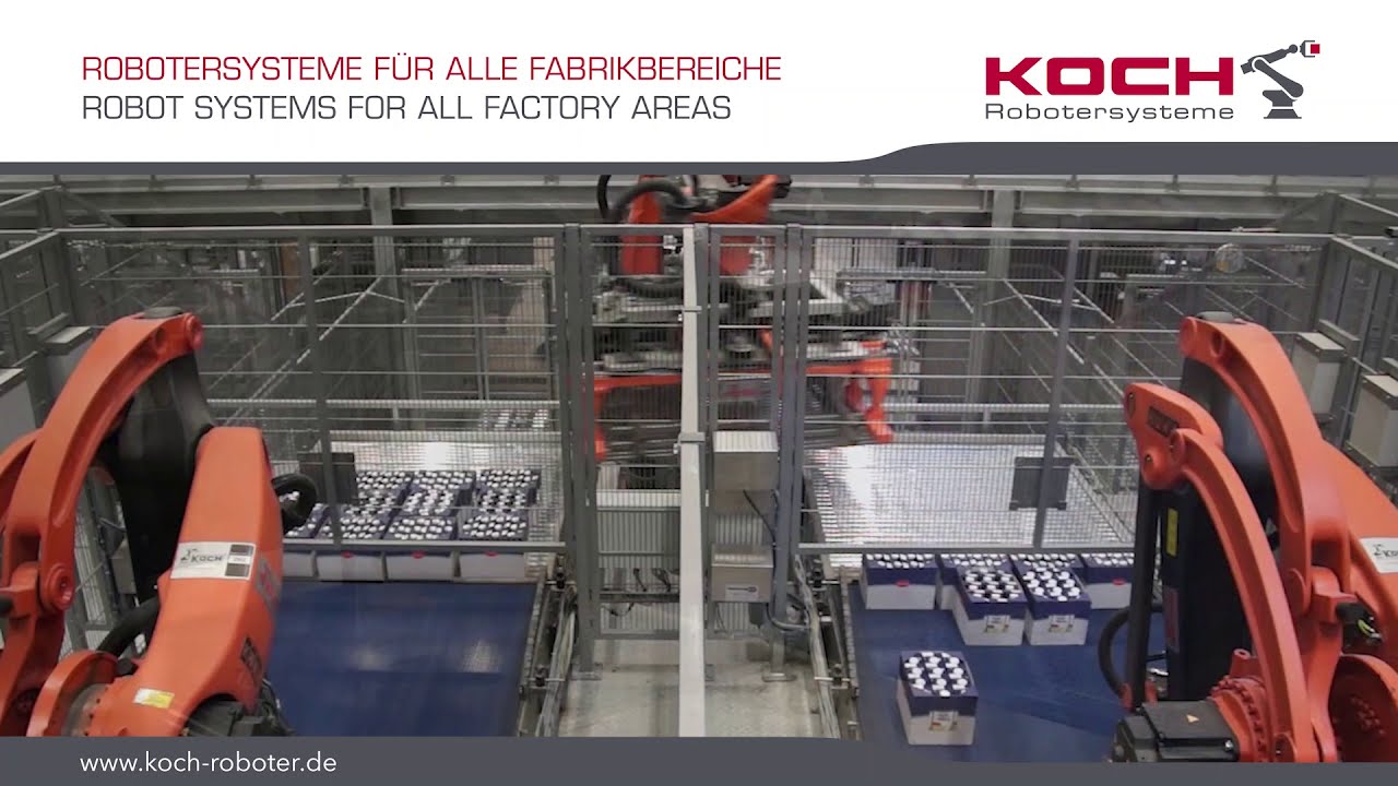 Kartons & Trays | Falten, befüllen, palettieren mit KOCH Robotersystemen